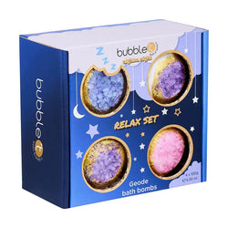 Coffret cadeau Nightea Night Geode Bath Bomb (4 x 100 g) - Bubble T