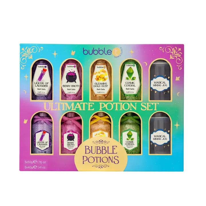 Coffret Potions de Bain Moussant (10 fioles, 450 g) - Bubble T