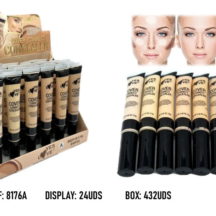 Correcteur avec Applicateur Couleur Claire - Yes Love Cosmetics