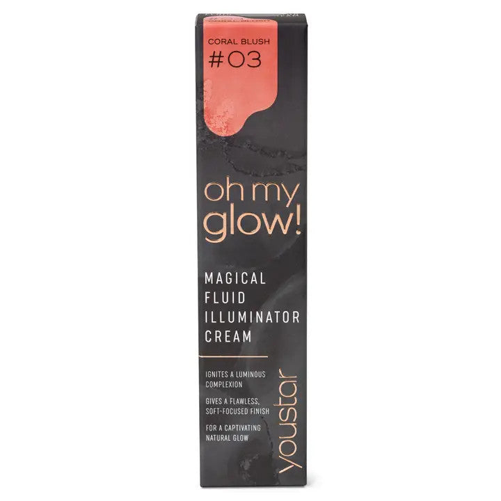 Crème Illuminatrice Oh My Glow ! - 03 Coral Blush - Youstar