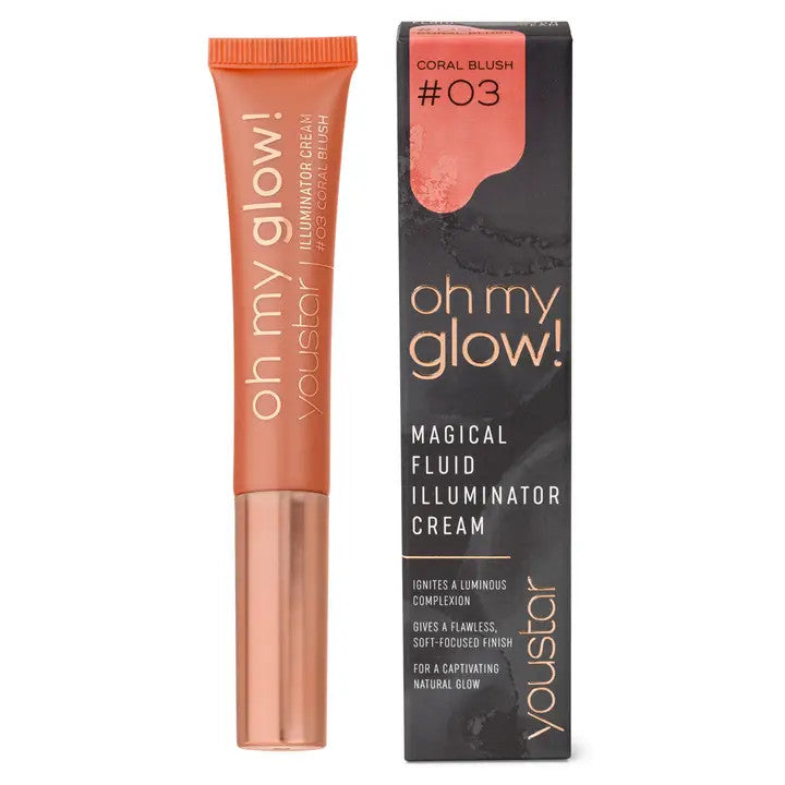 Crème Illuminatrice Oh My Glow ! - 03 Coral Blush - Youstar