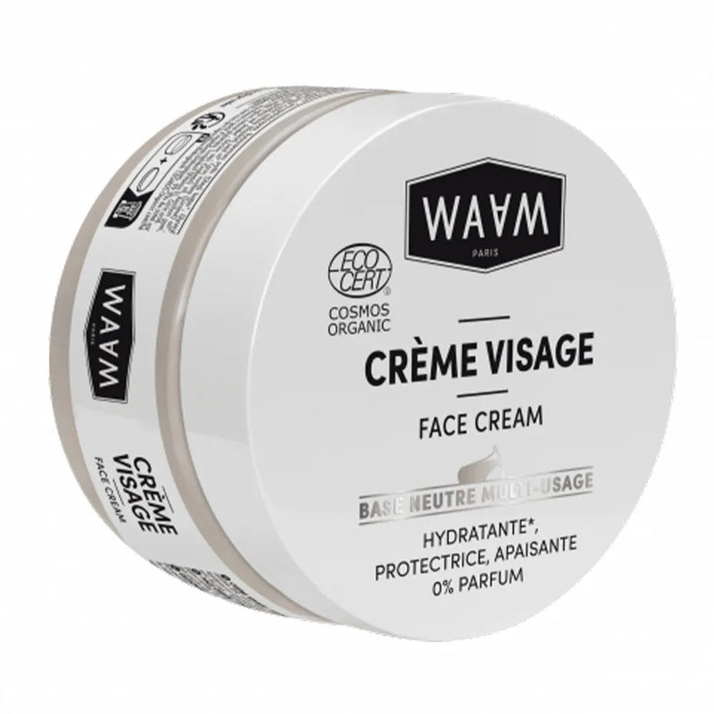 Crème Visage Base Neutre Bio (100 ml) - Waam