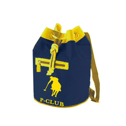 Sac à dos P-CLUB  bleu/jaune