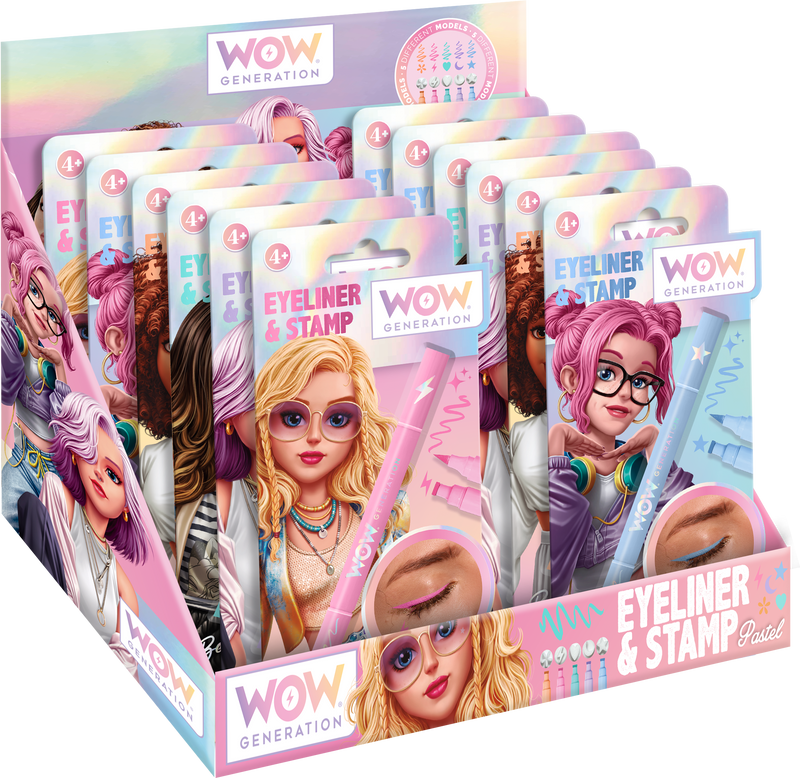 Eyeliner pastel avec tampon - WOW GENERATION
