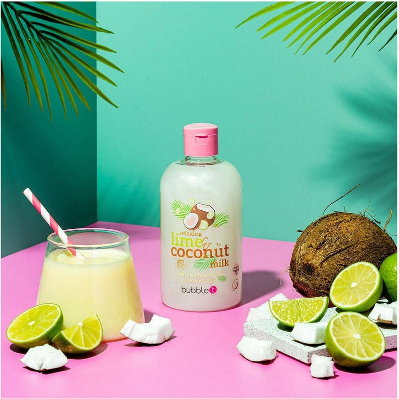 Gel Bain & Douche Noix de Coco & Citron Vert (500 ml) - Bubble T