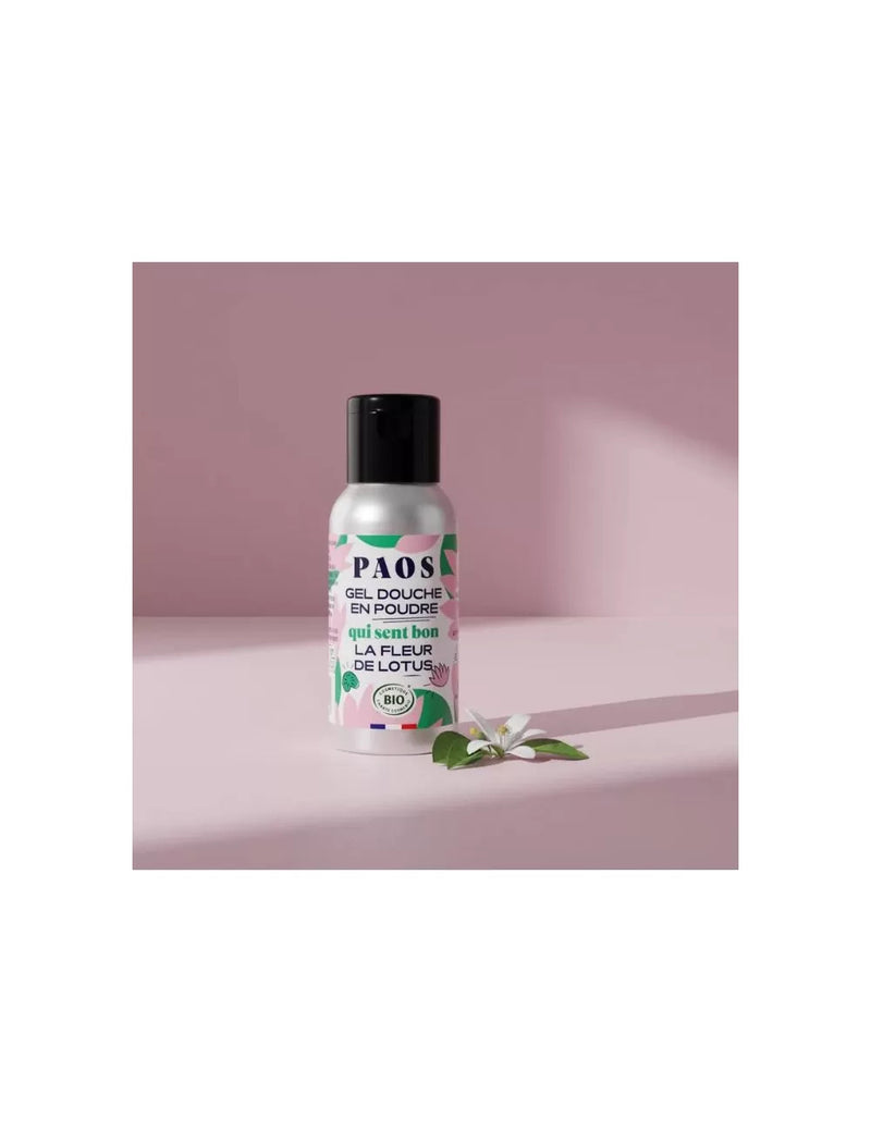 Gel Douche en Poudre Fleur de Lotus (30 g) - Paos