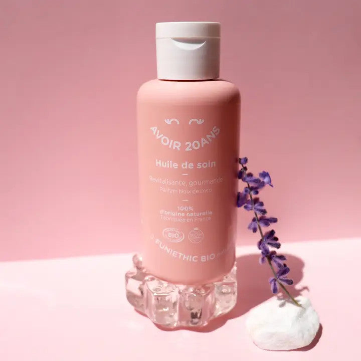 Huile de Soin BIO « Avoir 20 Ans » (30 ml) - FUN!ETHIC