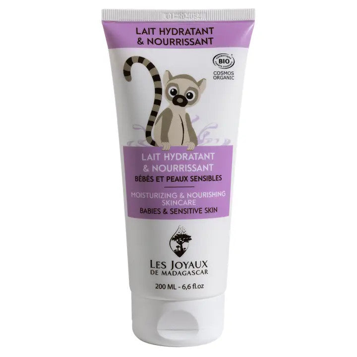 Lait Hydratant & Nourrissant Bio – Bébés et Peaux Sensibles - Les Joyaux de Madagascar