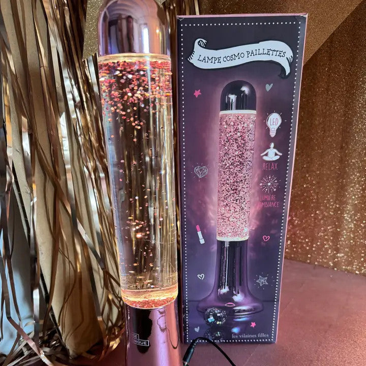 Lampe Lava Cosmo Paillettes - Les Vilaines Filles