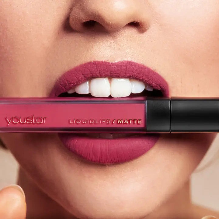 LiquidLips Rouge à Lèvres Fluide Mat 06 Bourgogne - Youstar