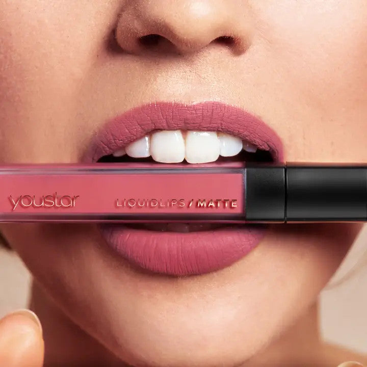 LiquidLips Rouge à Lèvres Matte Fluide - 01 Wild Rose (4 g) - Youstar