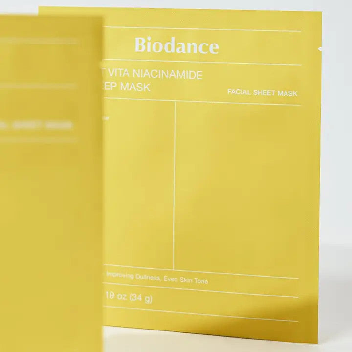 Masque Profond Réel à la Niacinamide (4 feuilles) - BIODANCE