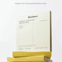 Masque Profond Réel à la Niacinamide (4 feuilles) - BIODANCE