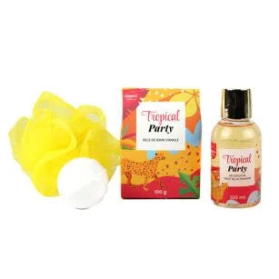 Mini Baignoire Tropical Party - Coffret Bain - FRENCH TENDANCE