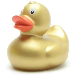 Mini Canard en Caoutchouc Doré - Duckshop