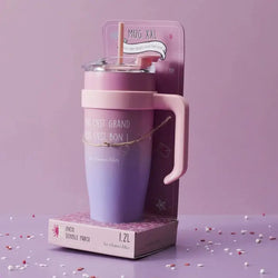 Mug isotherme XXL « Plus c’est grand, plus c’est bon » (1,2 L) - Les Vilaines Filles