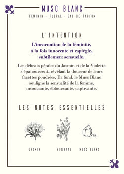 Musc Blanc Eau de Parfum (50 ml) - Les Parfums d'Uzège