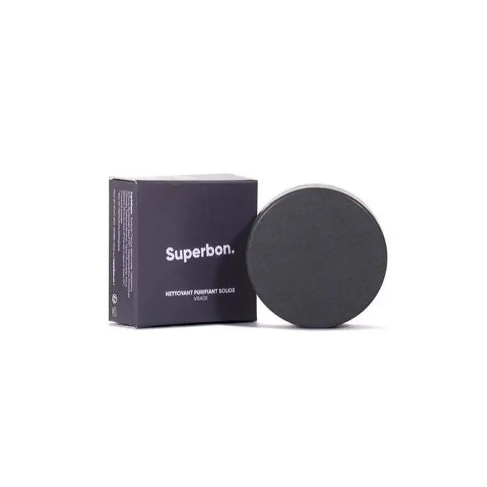 Nettoyant Visage Solide au Charbon Actif - Superbon