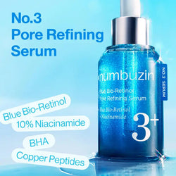 No.3 Blue Bio-Retinol Pore Refining Serum (30 ml) - Numbuzin
