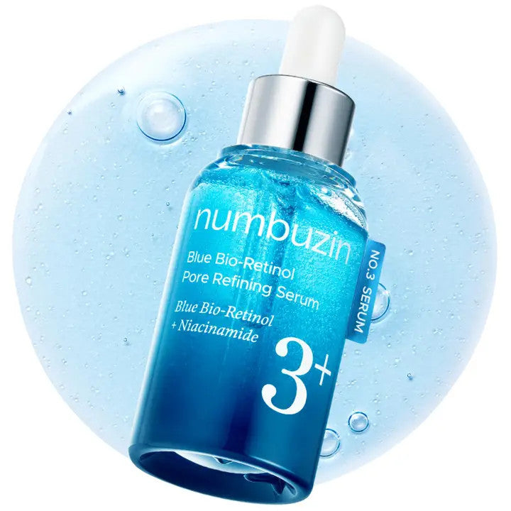 No.3 Blue Bio-Retinol Pore Refining Serum (30 ml) - Numbuzin