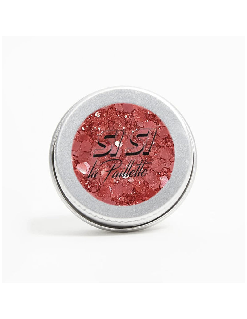 Paillettes écologiques rouges nacrées - Sisi La Paillette