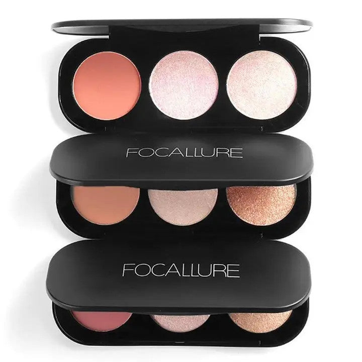 Palette Fards à Joues & Surligneurs (10,5 g) - Focallure