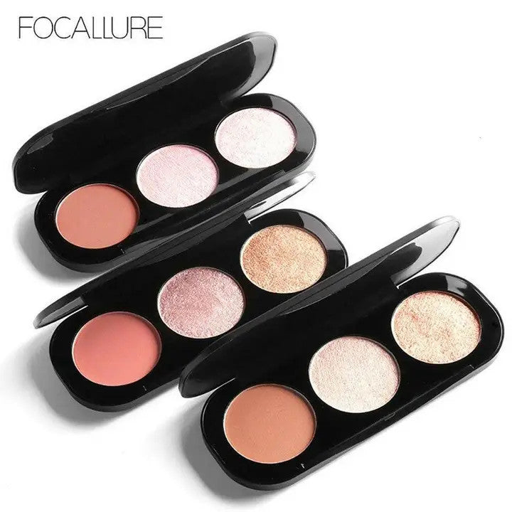 Palette Fards à Joues & Surligneurs (10,5 g) - Focallure