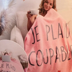 Plaid Rose 'Je Plaid Coupable' - Les Vilaines Filles