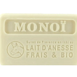 Savon Bio au Lait d'Âne Monoï (100 g) - French Soap Wholesale