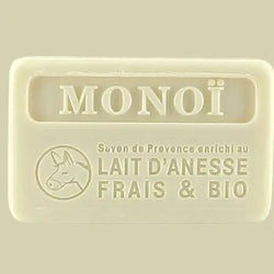 Savon Bio au Lait d'Âne Monoï (100 g) - French Soap Wholesale