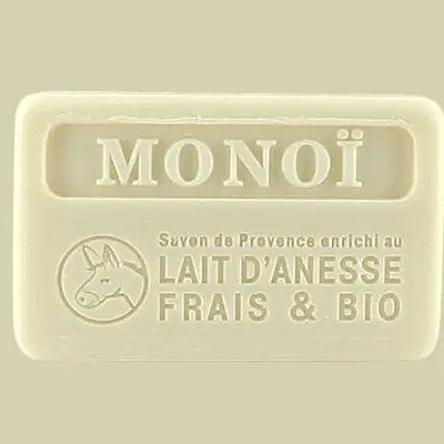 Savon Bio au Lait d'Âne Monoï (100 g) - French Soap Wholesale
