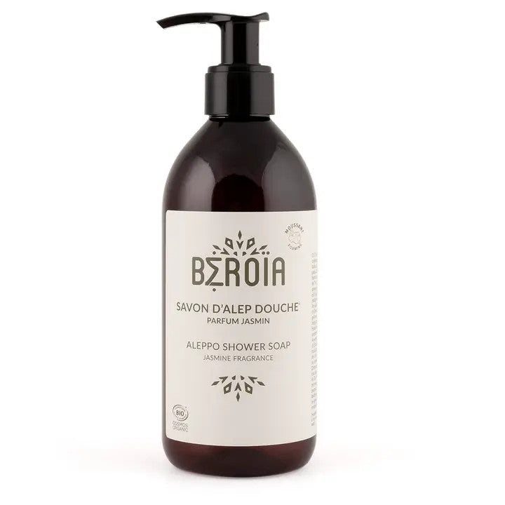 Savon d'Alep Douche Parfumé au Jasmin - COSMOS ORGANIC - Beroïa