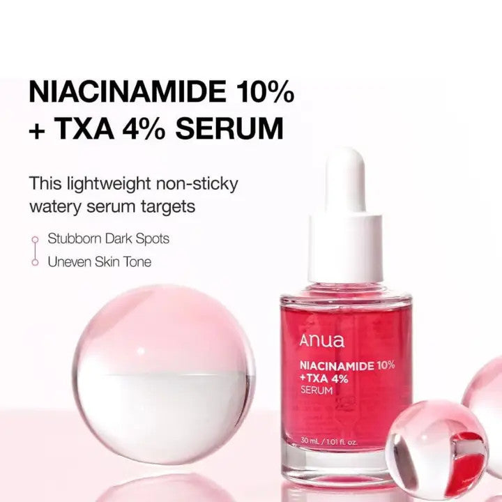 Sérum Correcteur de Taches Foncées 10 % Niacinamide + 4 % TXA (30 ml) - ANUA