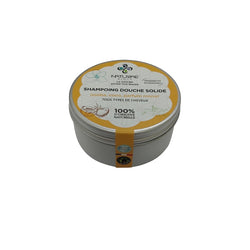 Shampoing Douche Solide Jojoba, Parfum Coco Monoï (80 g) - NATURAE BIOTY