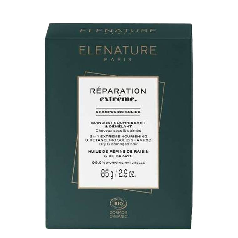 Shampooing Solide Nourrissant & Démêlant (2-en-1) - Elenature