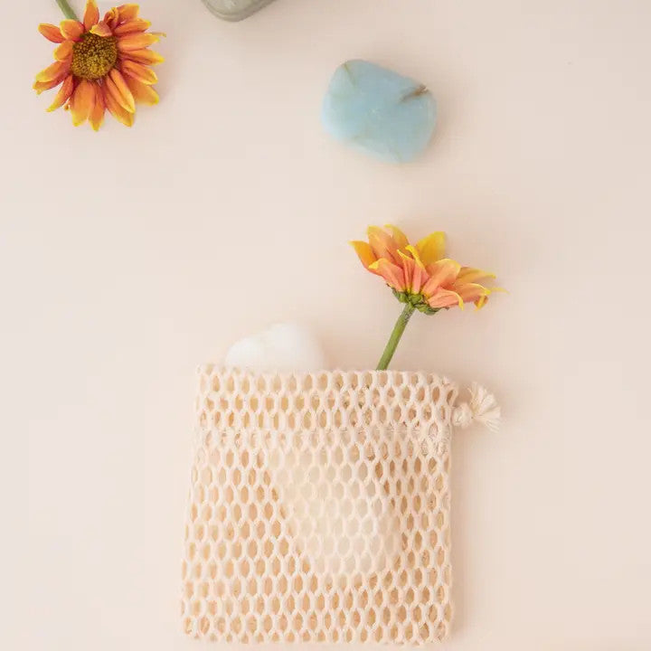 Ventouse à Crochet avec Filet Sauve-Savon en Coton Bio - Chamarrel
