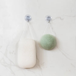 Ventouse à Crochet avec Filet Sauve-Savon en Coton Bio - Chamarrel