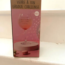 Verre à vin gradué "Challenge" (50 cl) - Les Vilaines Filles
